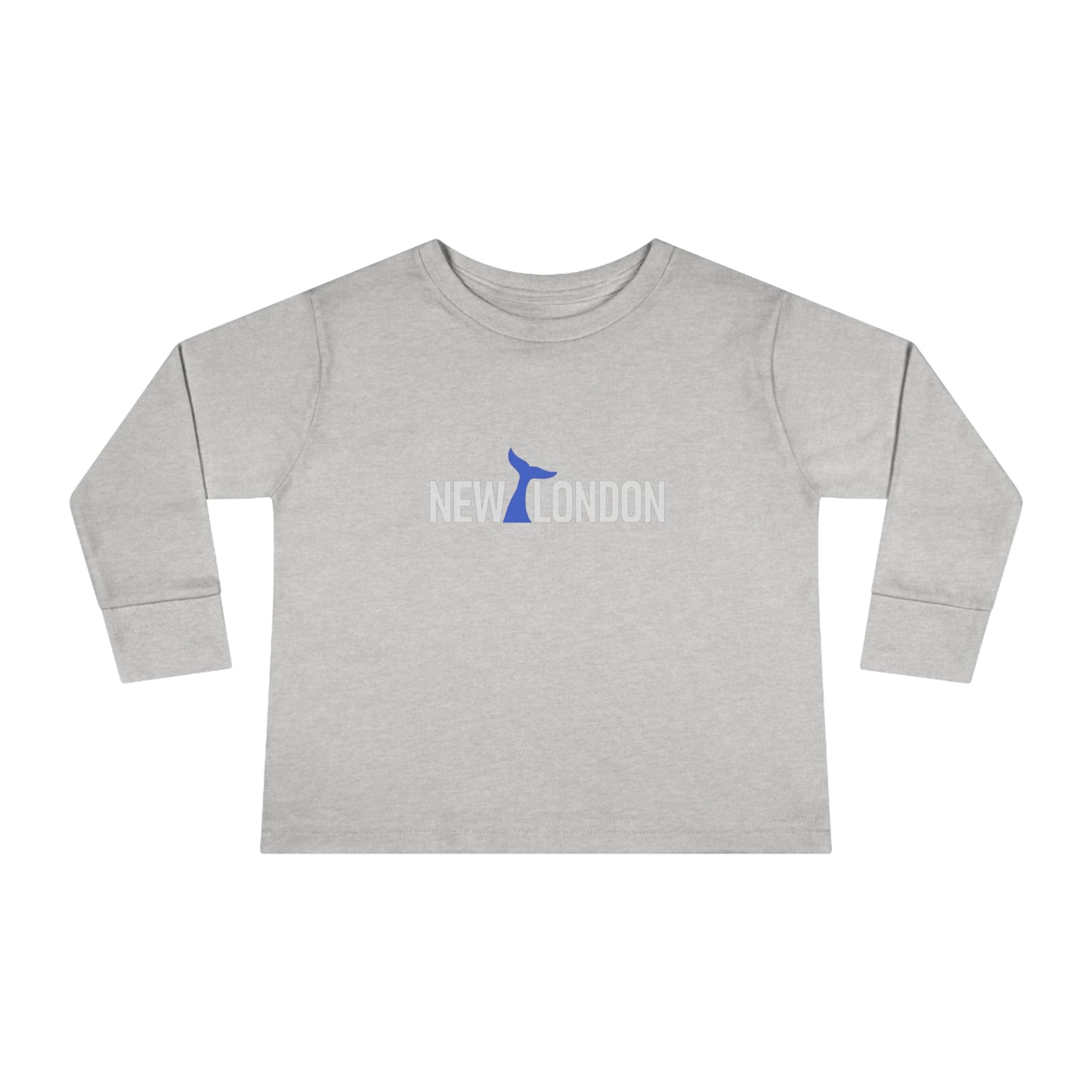 New London CT Whale Tail Toddler Long Sleeve Tee