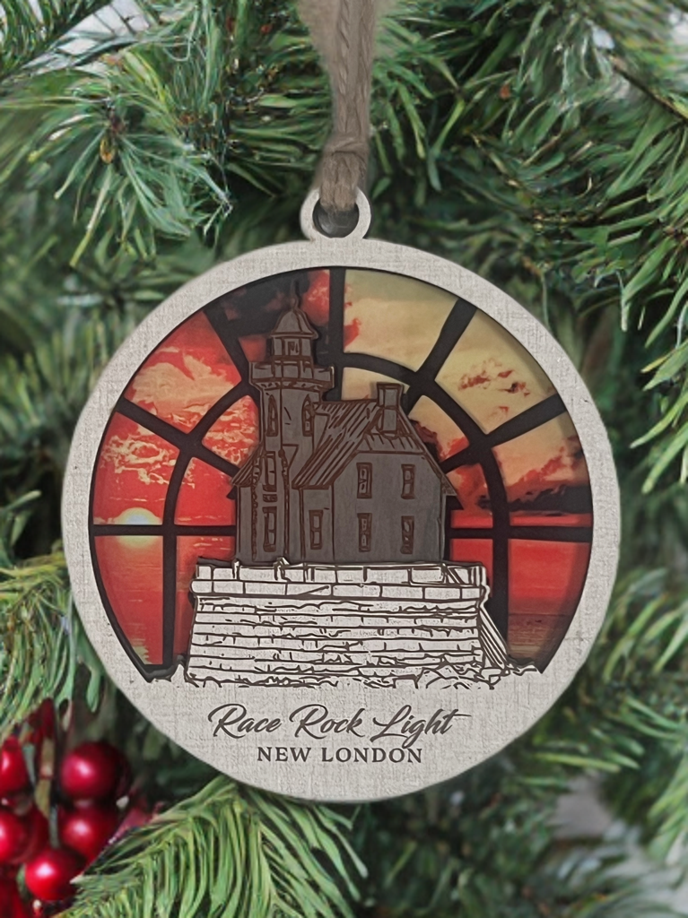 Race Rock Lighthouse Ornament