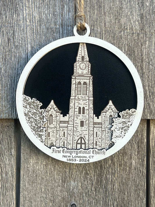 First Congregational Church Of New London Ornament